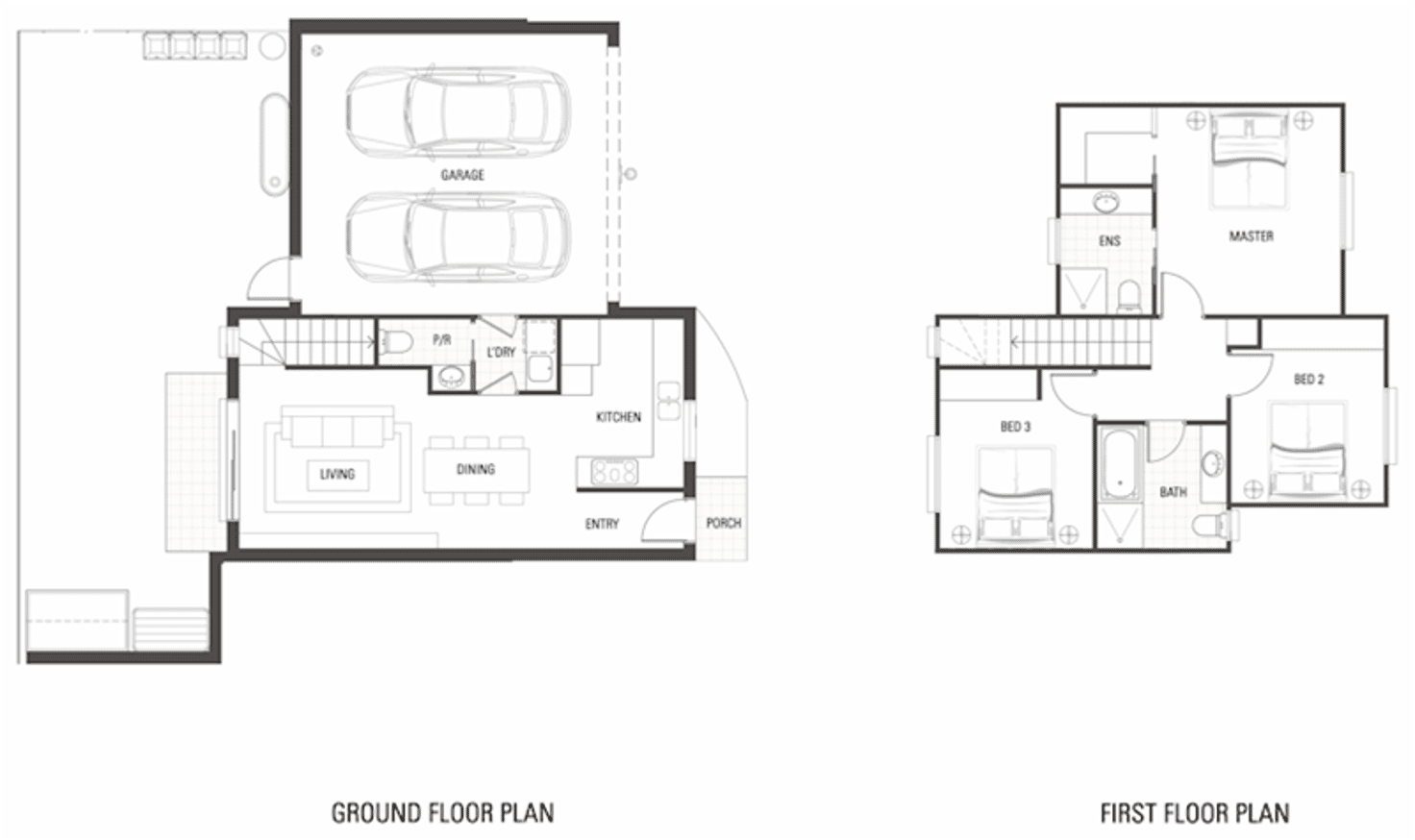 Floorplan of Homely townhouse listing, Unit 2/8 Inverness Street, Reservoir VIC 3073