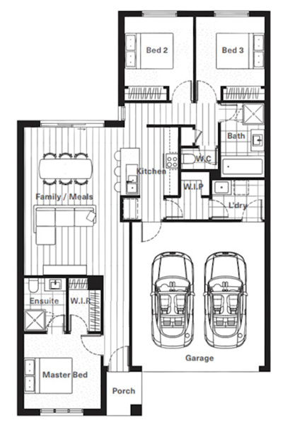 Floorplan of Homely house listing, Lot 5605 Jubilee Estate, Wyndham Vale VIC 3024