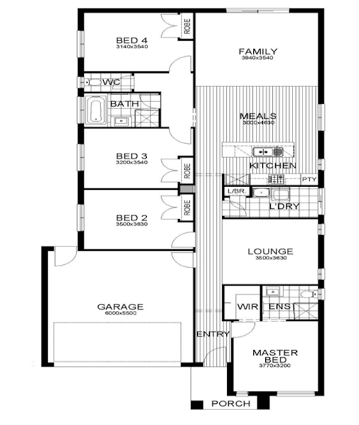 Floorplan of Homely house listing, Lot 7007 Plaistow Road, Wyndham Vale VIC 3024