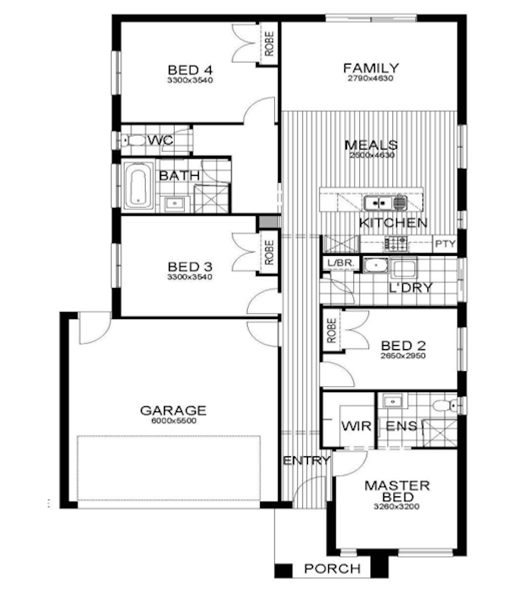 Floorplan of Homely house listing, Lot 7003 Plaistow Road, Wyndham Vale VIC 3024