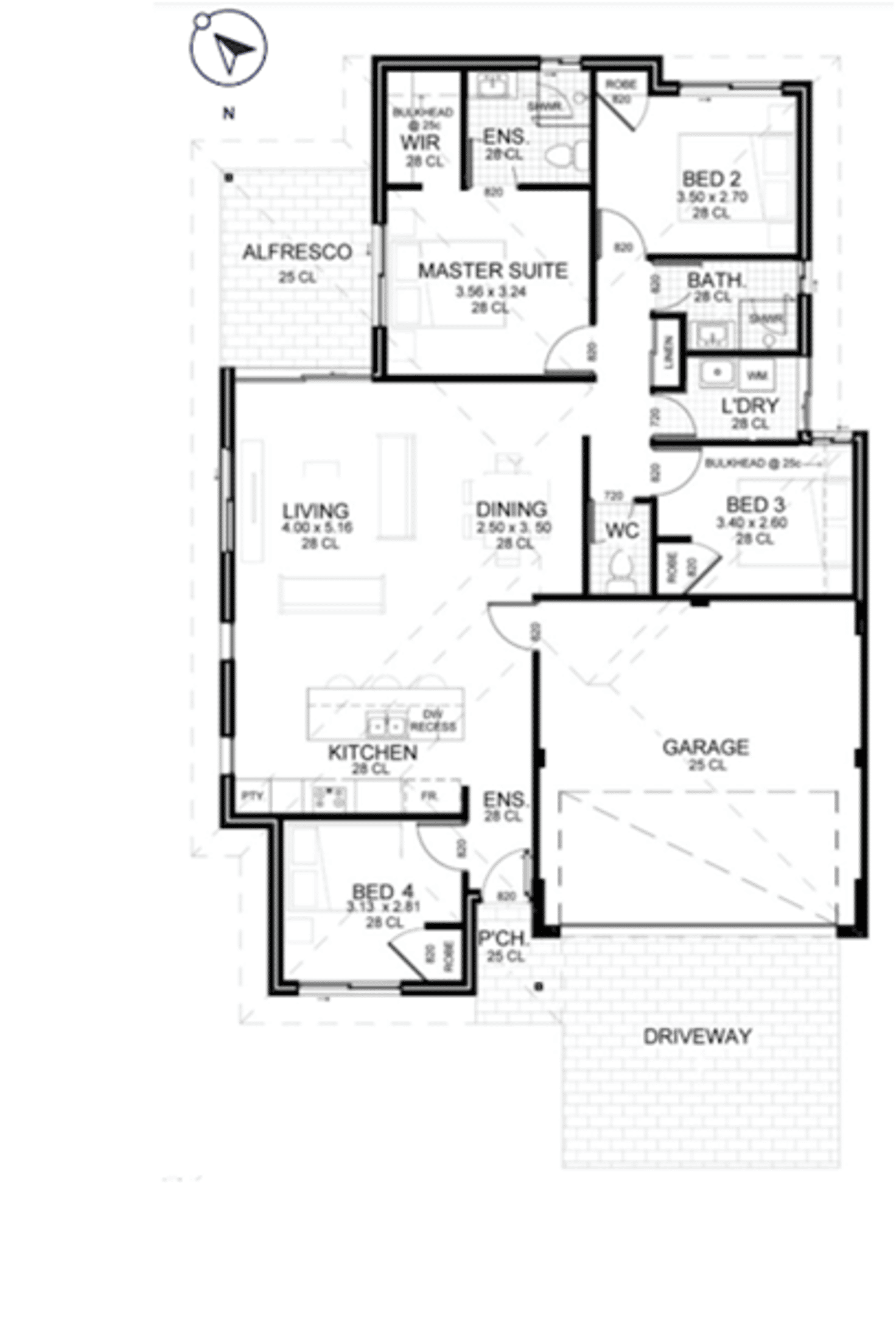 Floorplan of Homely house listing, Lot 542 Lakewood Parkway, South Perth WA 6151