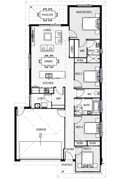 Floorplan of Homely house listing, Lot 7 Magnolia Estate, Pallara QLD 4110