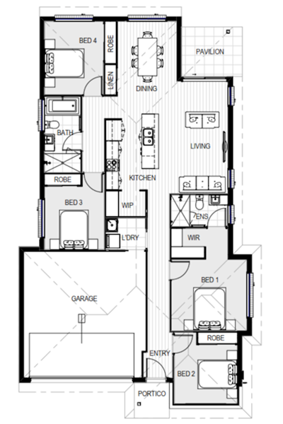 Floorplan of Homely house listing, Lot 1 Magnolia Estate, Pallara QLD 4110
