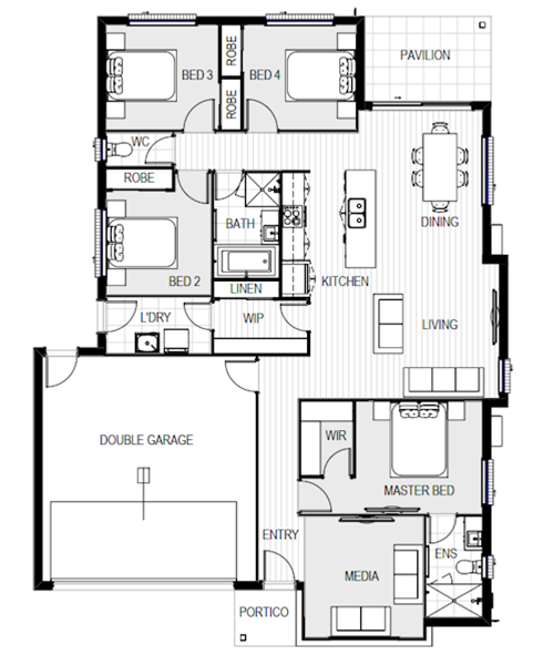 Floorplan of Homely house listing, Lot 15 Magnolia Estate, Pallara QLD 4110