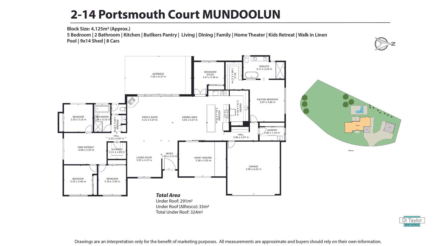 Floorplan of Homely house listing, 2-14 Portsmouth Court, Mundoolun QLD 4285