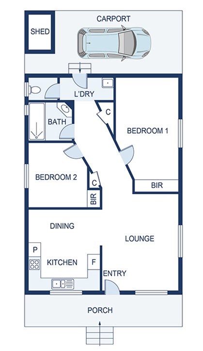 Floorplan of Homely house listing, 10 Seventh Avenue, Green Point NSW 2251