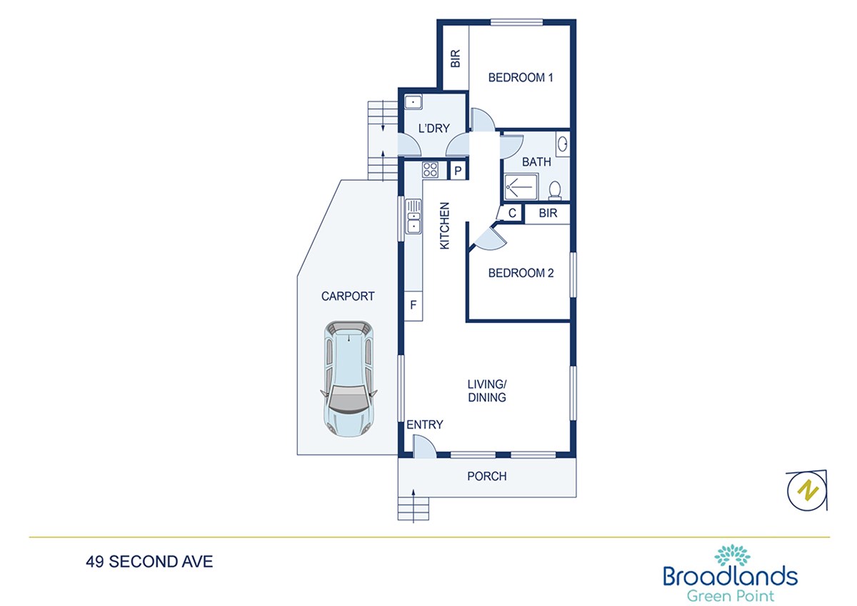 Floorplan of Homely house listing, 49 Second Avenue, Green Point NSW 2251