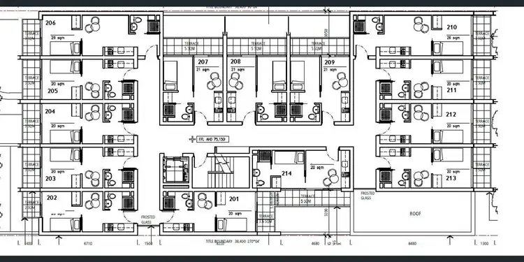 Floorplan of Homely apartment listing, 201/490 Elgar Road, Box Hill VIC 3128