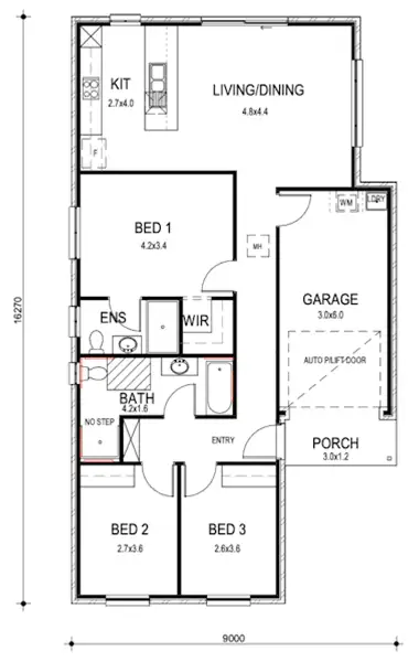Floorplan of Homely house listing, Address available on request
