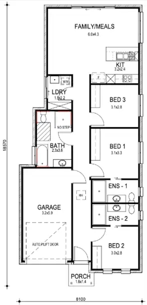 Floorplan of Homely house listing, Lot 357 Mandorla Boulevard, Munno Para Downs SA 5115