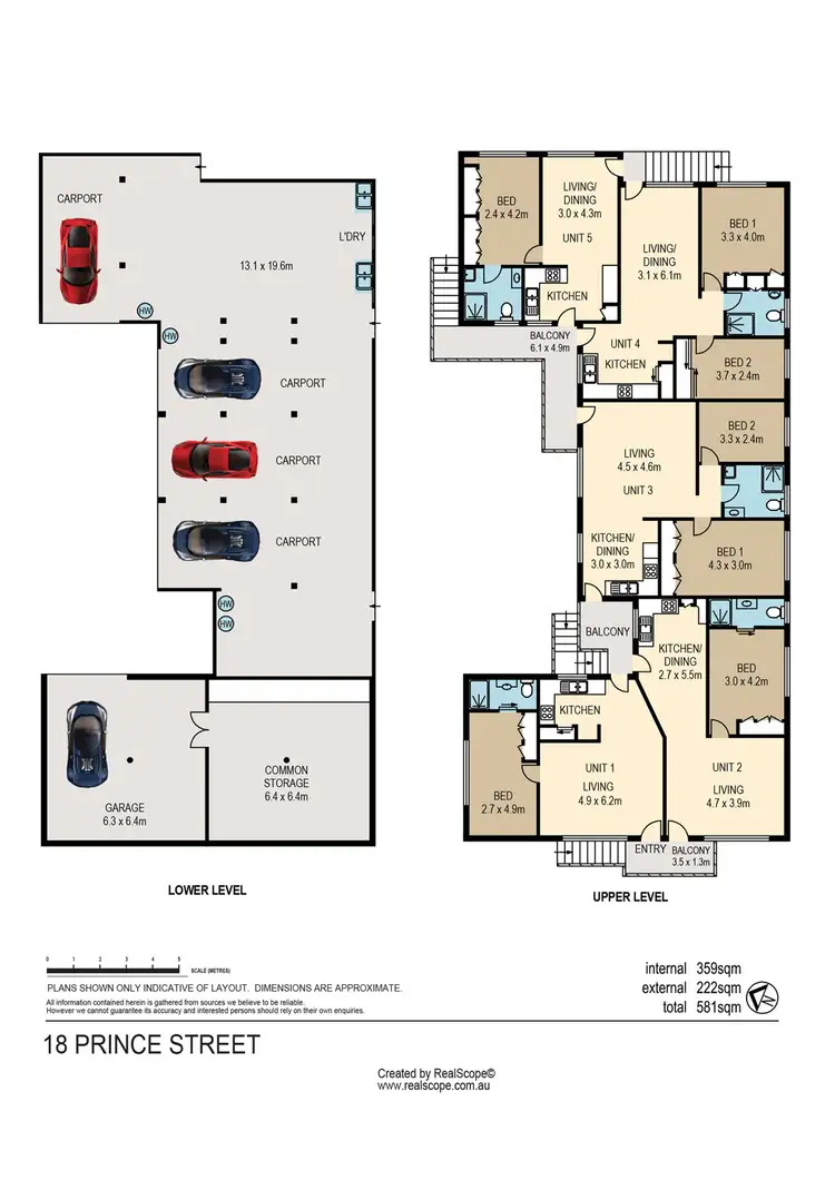 Floorplan of Homely block of units listing, 18 Prince Street, Annerley QLD 4103