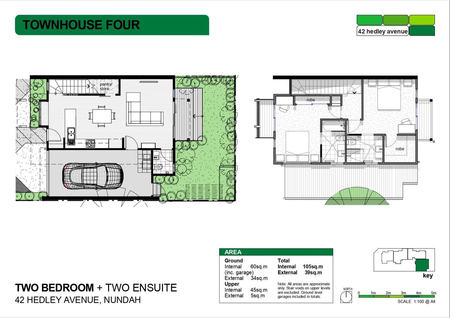 Floorplan of Homely townhouse listing, 4/42 Hedley Avenue, Nundah QLD 4012