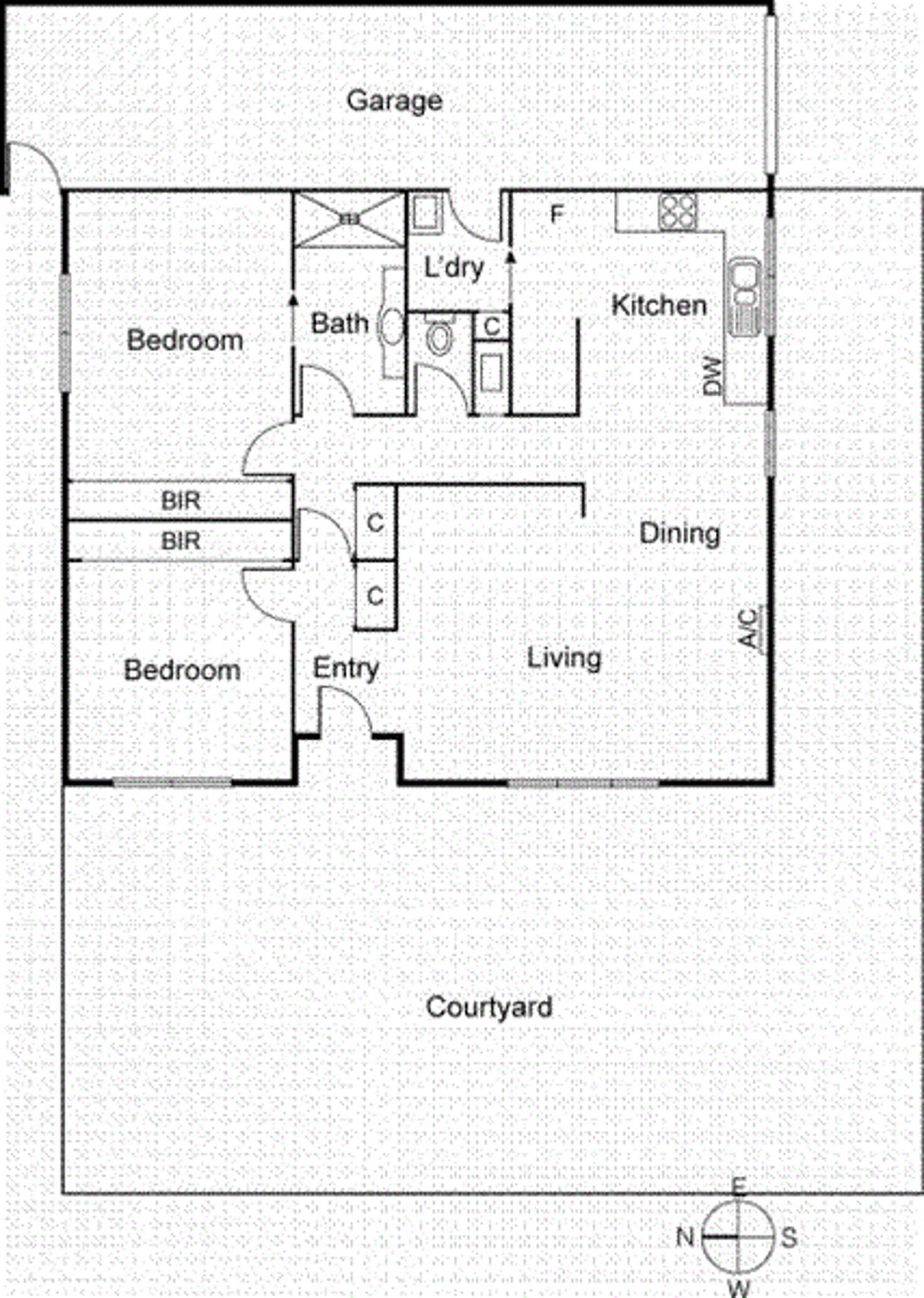 Floorplan of Homely townhouse listing, 3/858 Hampton Street, Brighton VIC 3186