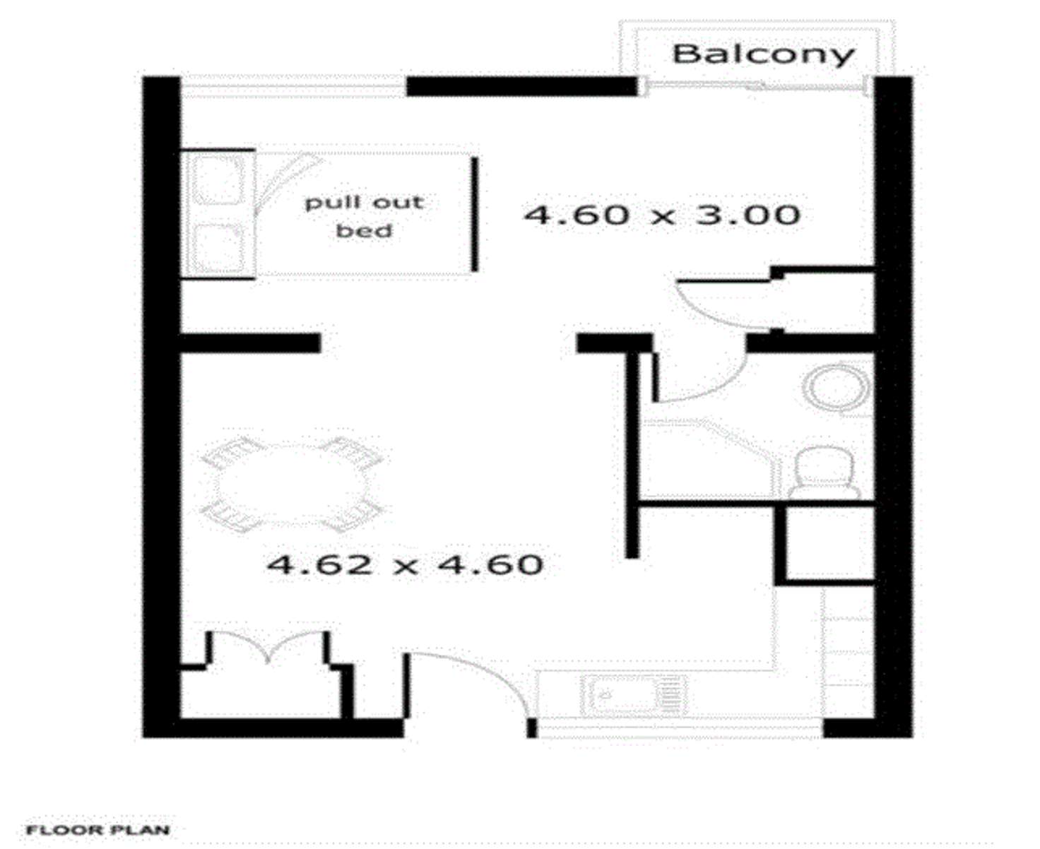 Floorplan of Homely apartment listing, 103/130A Mounts Bay Road, Perth WA 6000