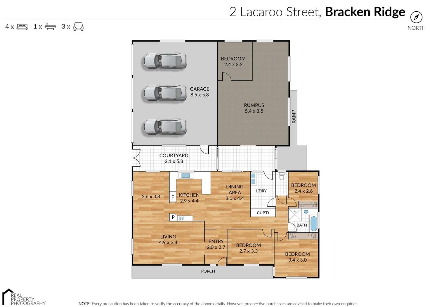 Floorplan of Homely house listing, 2 Lacaroo Street, Bracken Ridge QLD 4017