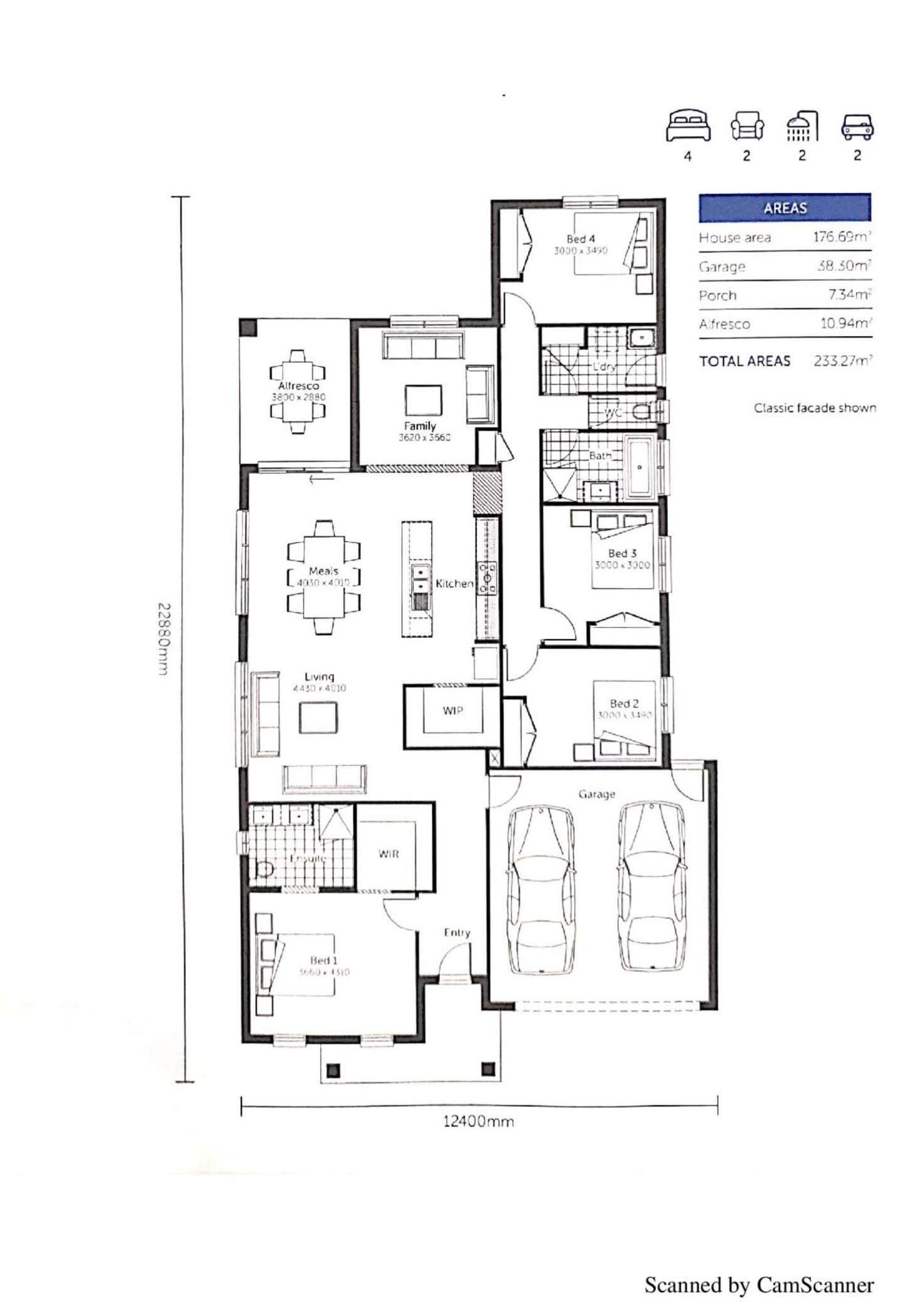 Floorplan of Homely house listing, Lot 113 Rosehill Way, Diggers Rest VIC 3427