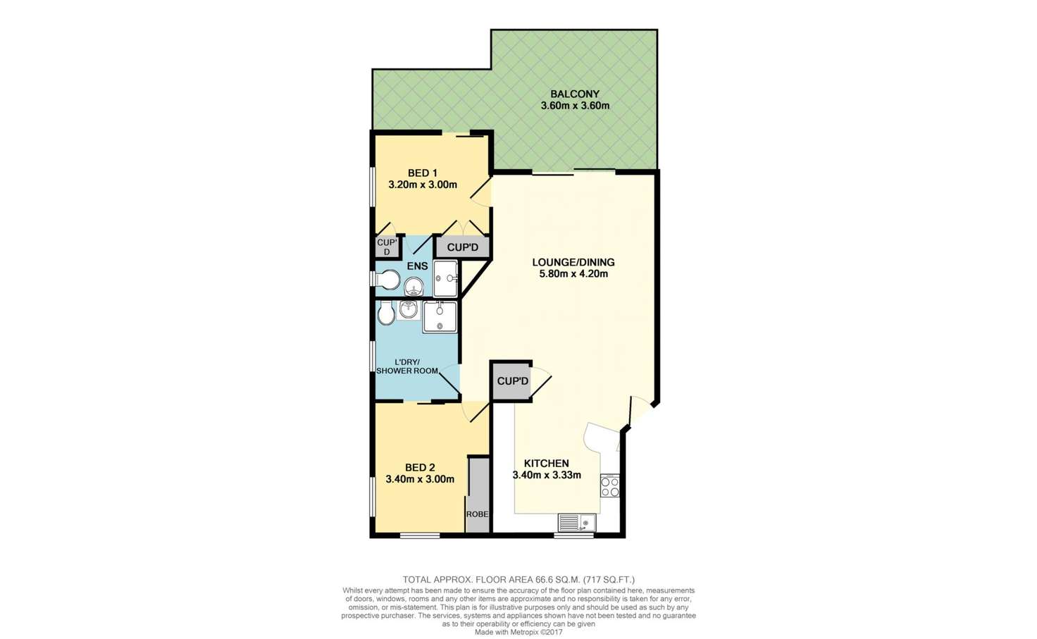 Floorplan of Homely apartment listing, 9/195 Gladstone Road, Highgate Hill QLD 4101