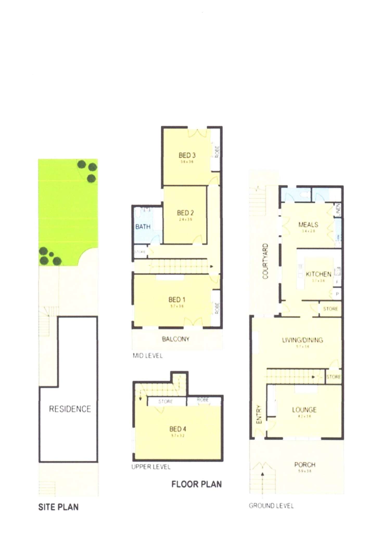 Floorplan of Homely house listing, 39 Perkins Street, Newcastle NSW 2300