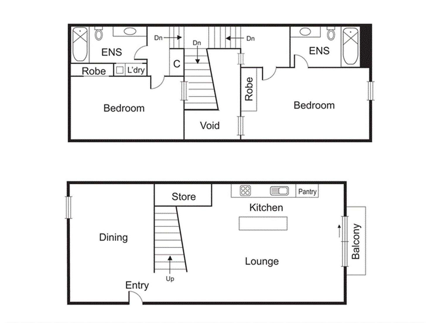 Floorplan of Homely apartment listing, 12/92 Wellington Street, Collingwood VIC 3066