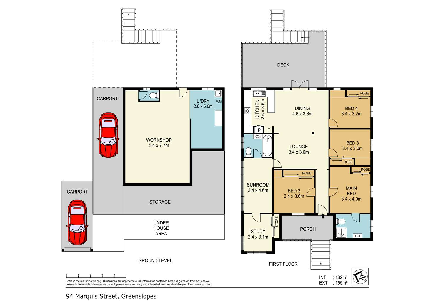 Floorplan of Homely house listing, 94 Marquis Street, Greenslopes QLD 4120