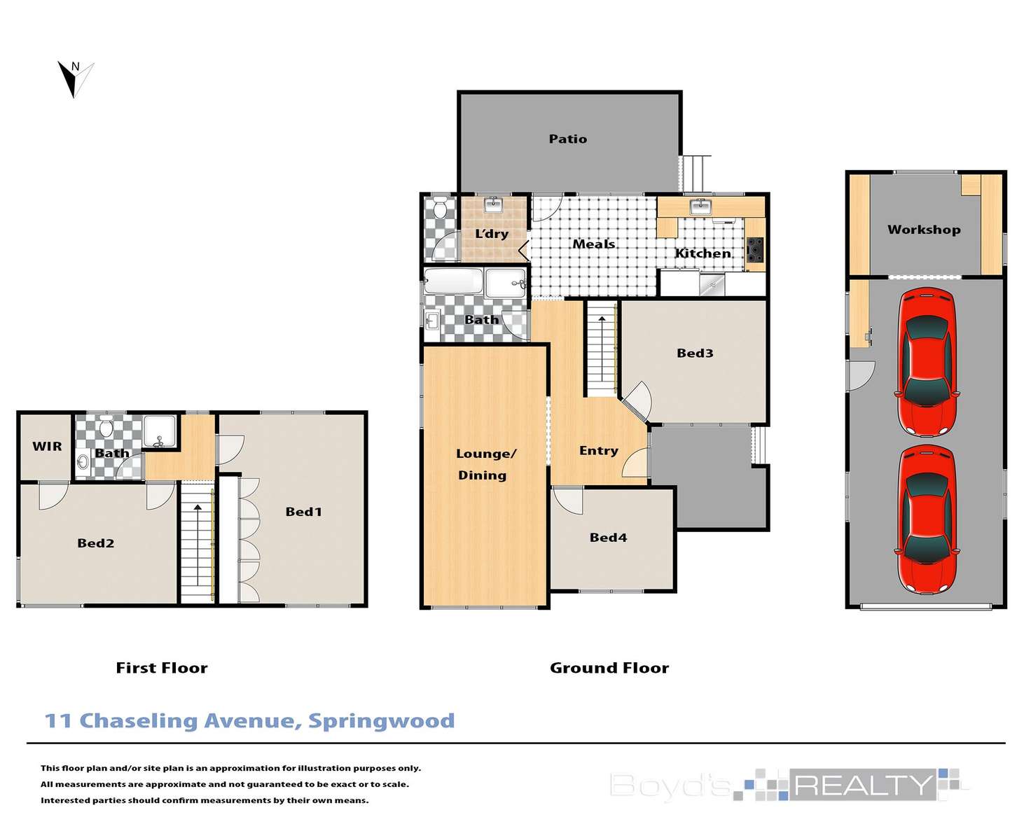 Floorplan of Homely house listing, 11 Chaseling Ave, Springwood NSW 2777
