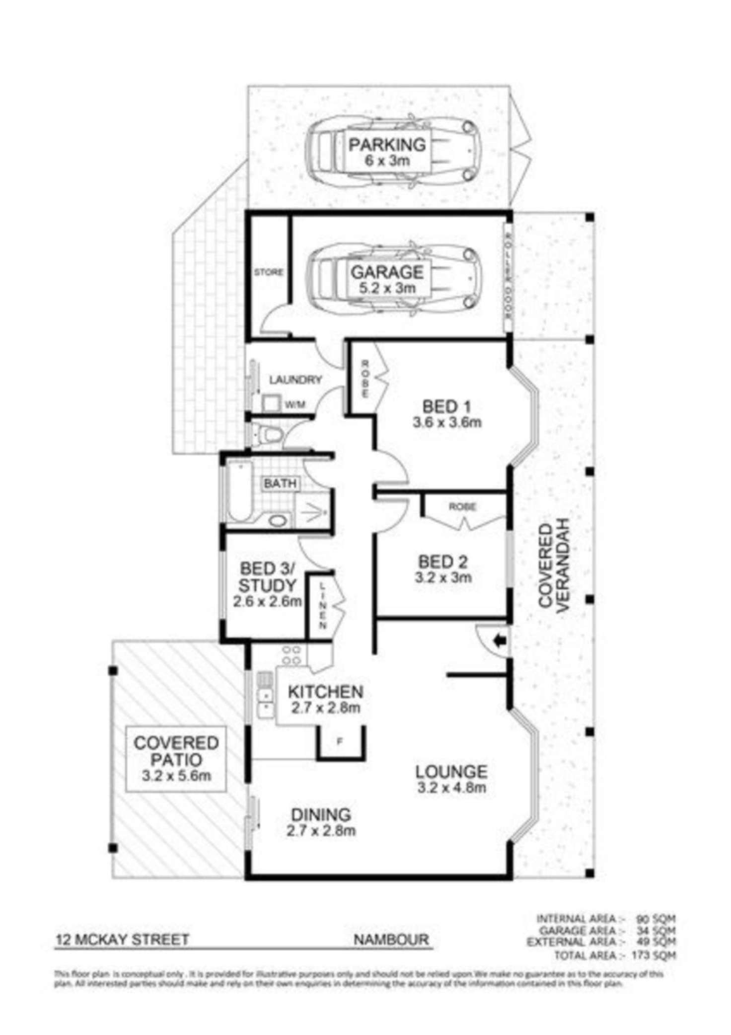 Floorplan of Homely house listing, 12 McKay St, Nambour QLD 4560