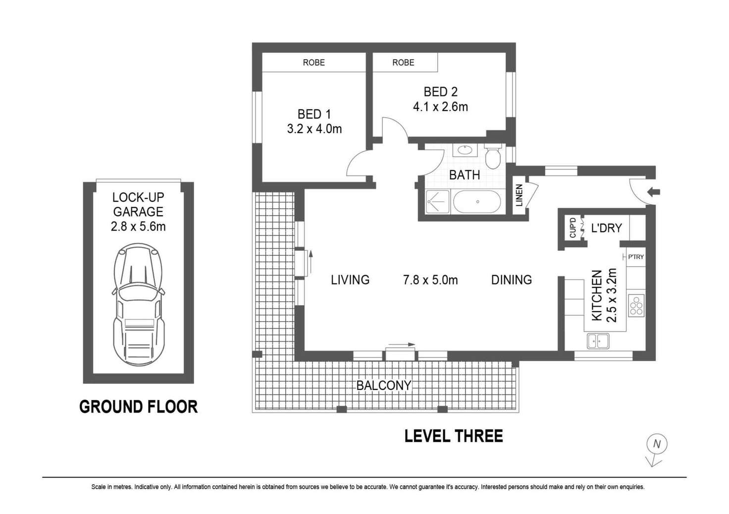 Floorplan of Homely apartment listing, 11/39 - 41 Doncaster Ave, Kensington NSW 2033