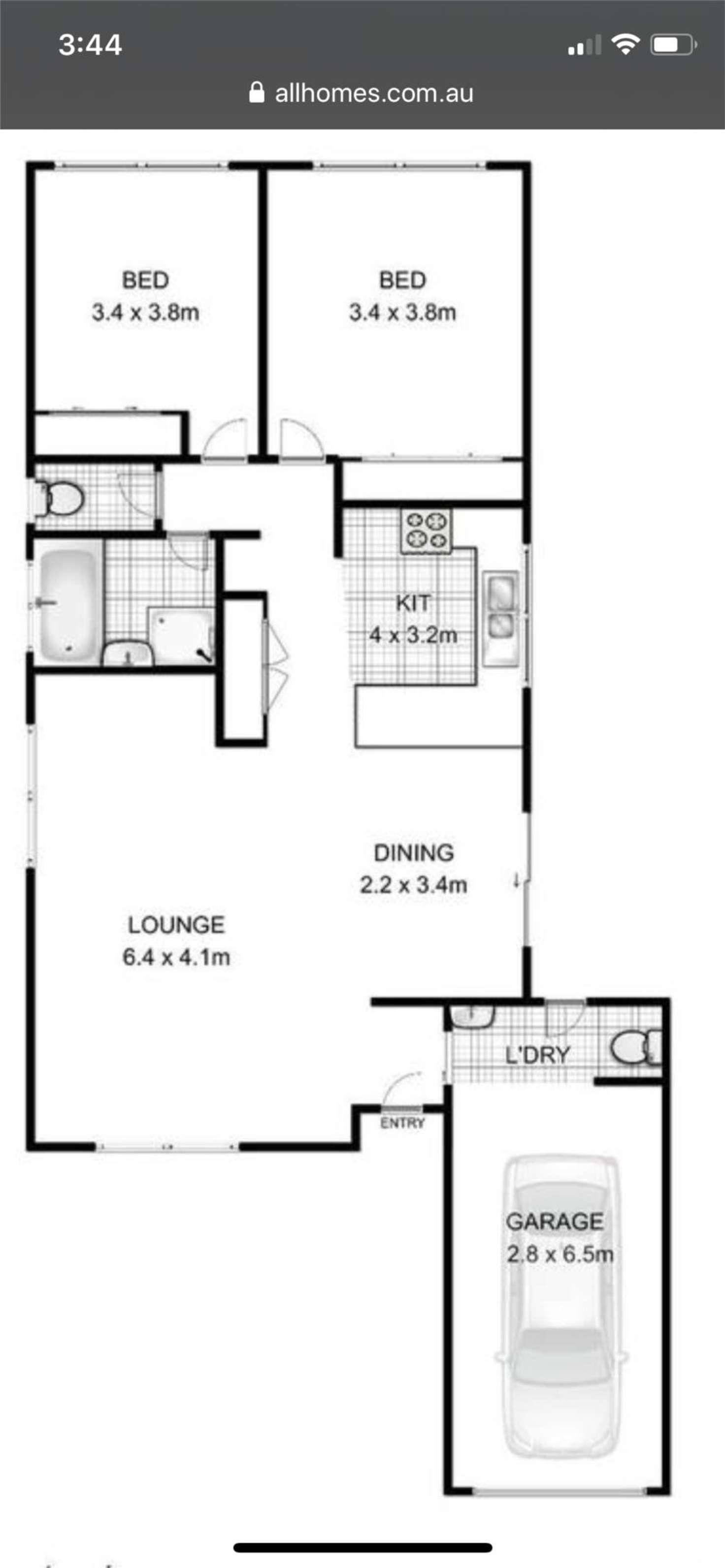 Floorplan of Homely house listing, 36 Stanthorpe Drive, Kanahooka NSW 2530