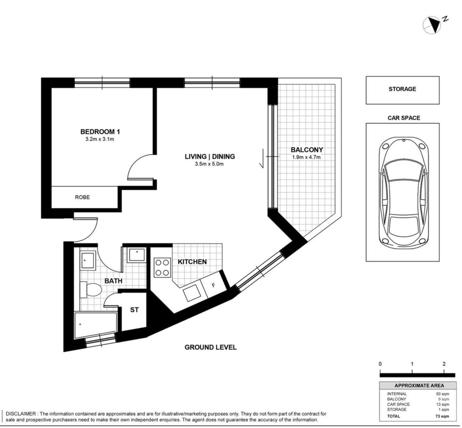 Floorplan of Homely apartment listing, 9/96 Maroubra Rd, Maroubra NSW 2035