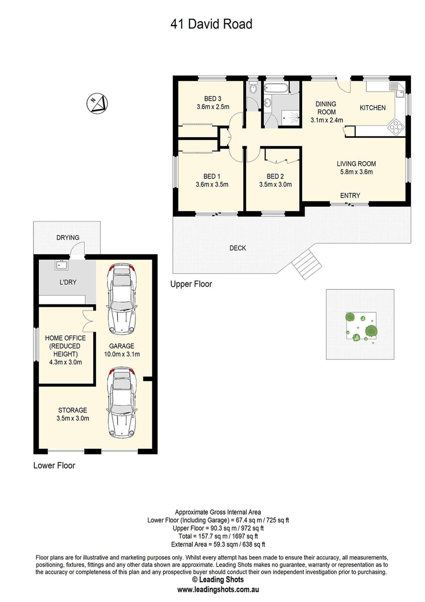 Floorplan of Homely house listing, <![CDATA[41]]> <![CDATA[David Road]]>, Holland Park QLD 4121