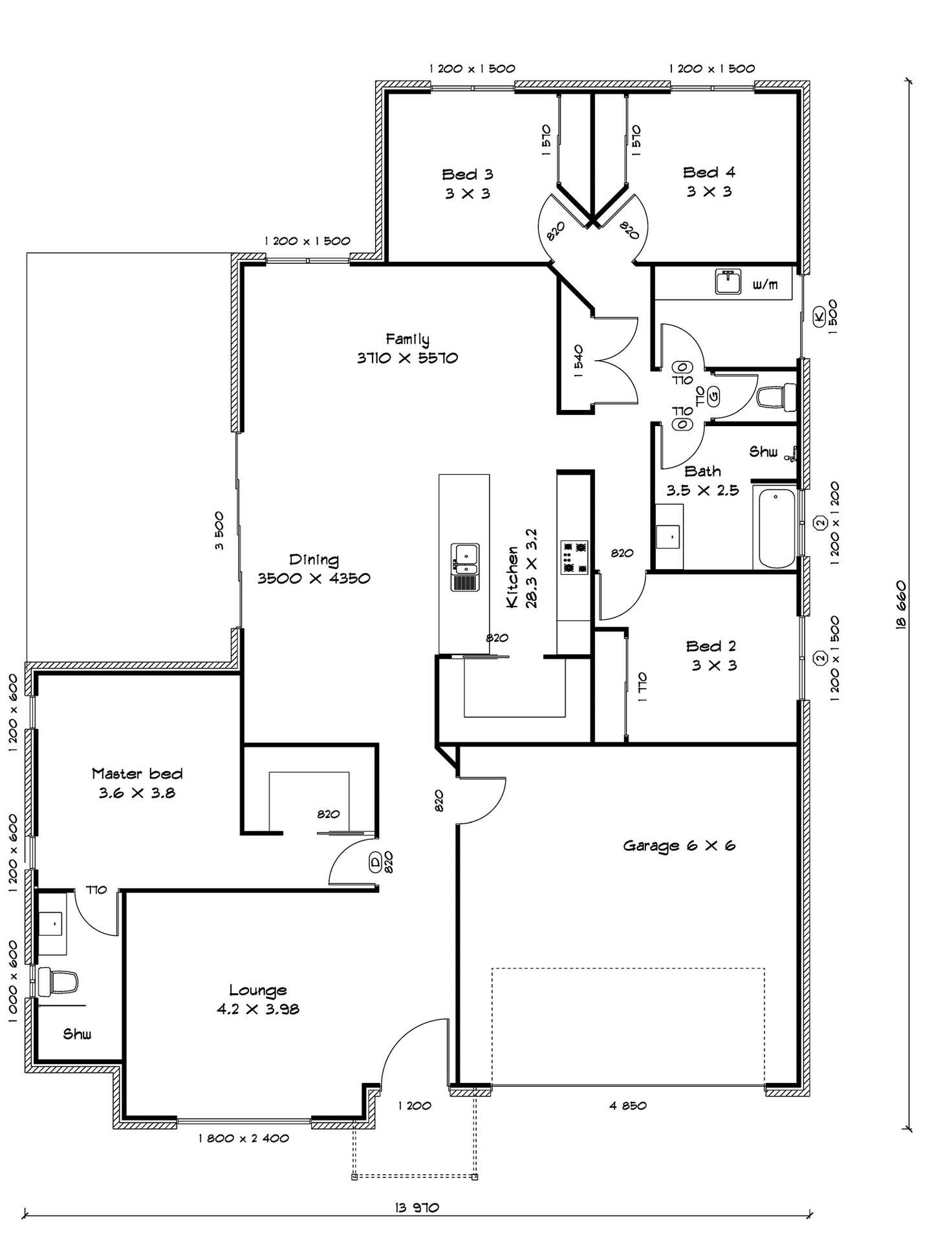 Floorplan of Homely house listing, 4 Milkman Way, Kawungan QLD 4655