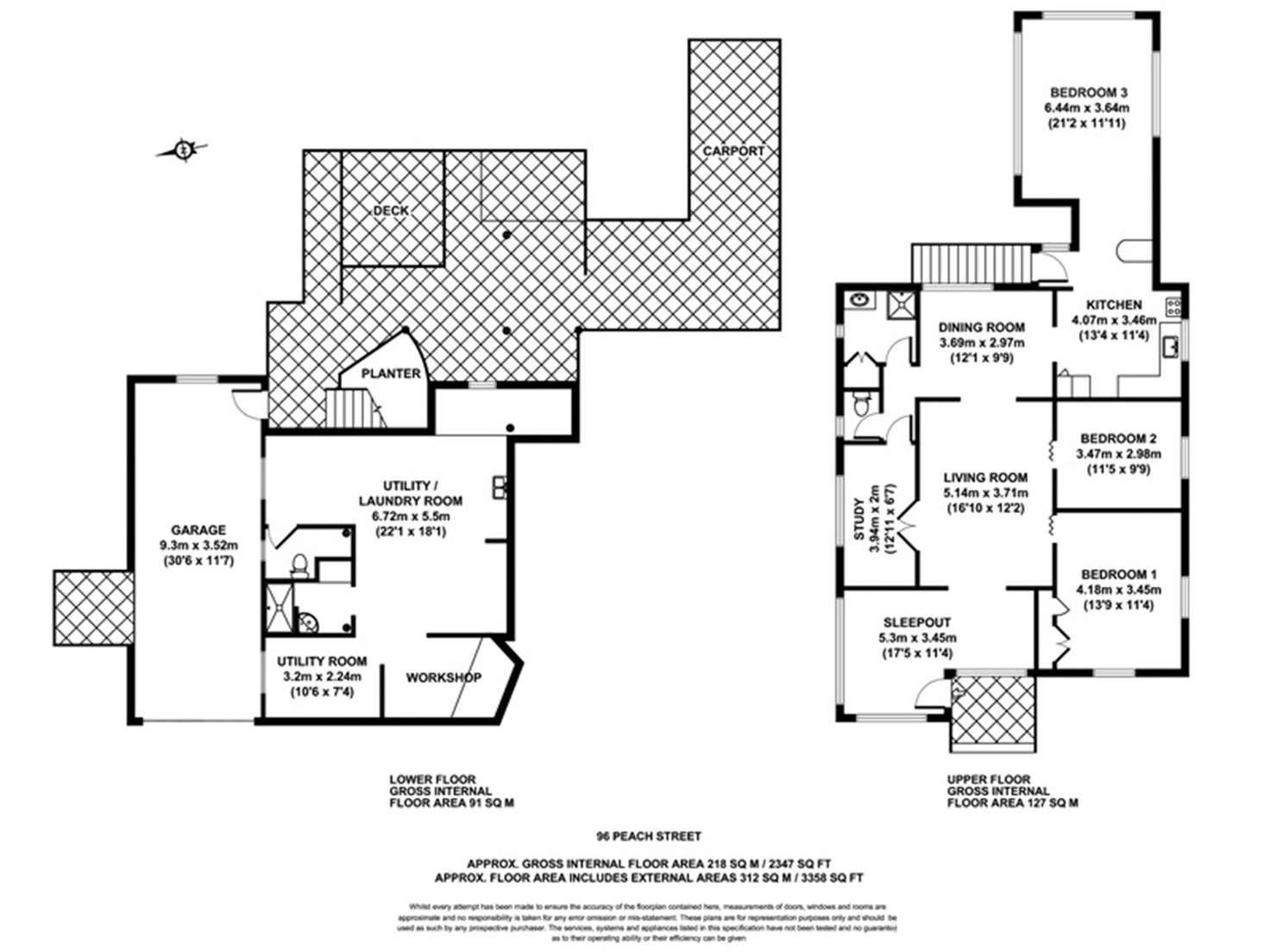 Floorplan of Homely house listing, 96 Peach Street, Greenslopes QLD 4120