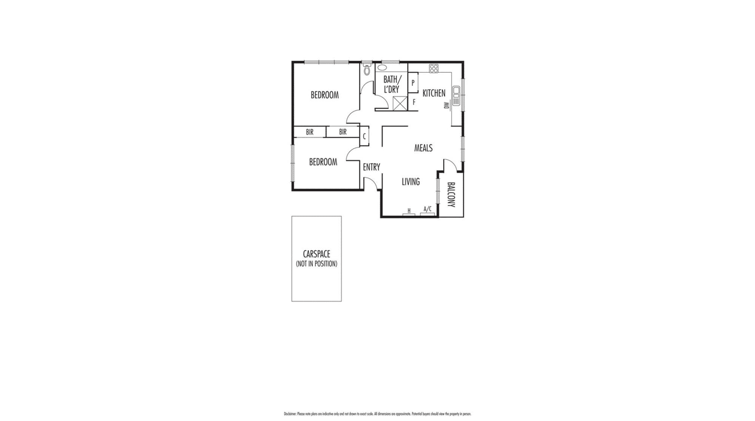 Floorplan of Homely apartment listing, 13/36 Westbury Street, St Kilda East VIC 3183