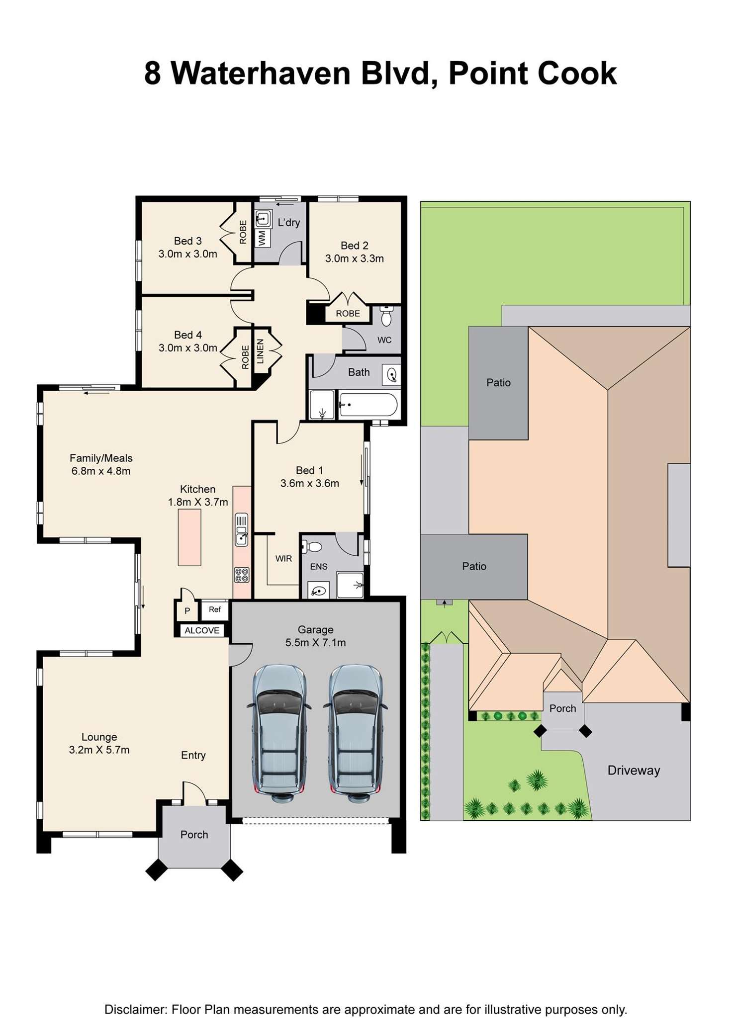 Floorplan of Homely house listing, 8 Waterhaven boulevard, Point Cook VIC 3030