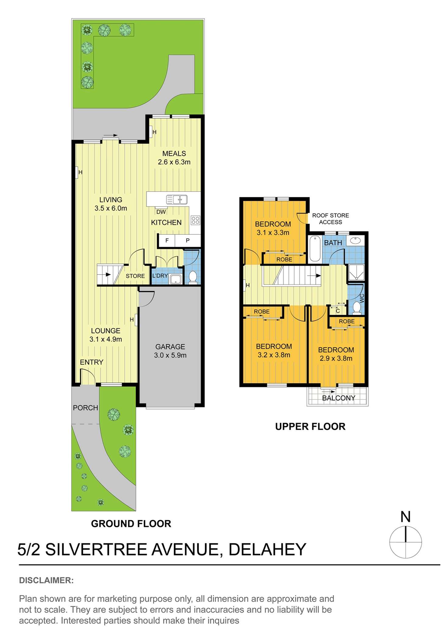 Floorplan of Homely house listing, 5/2 Silvertree Avenue, Delahey VIC 3037