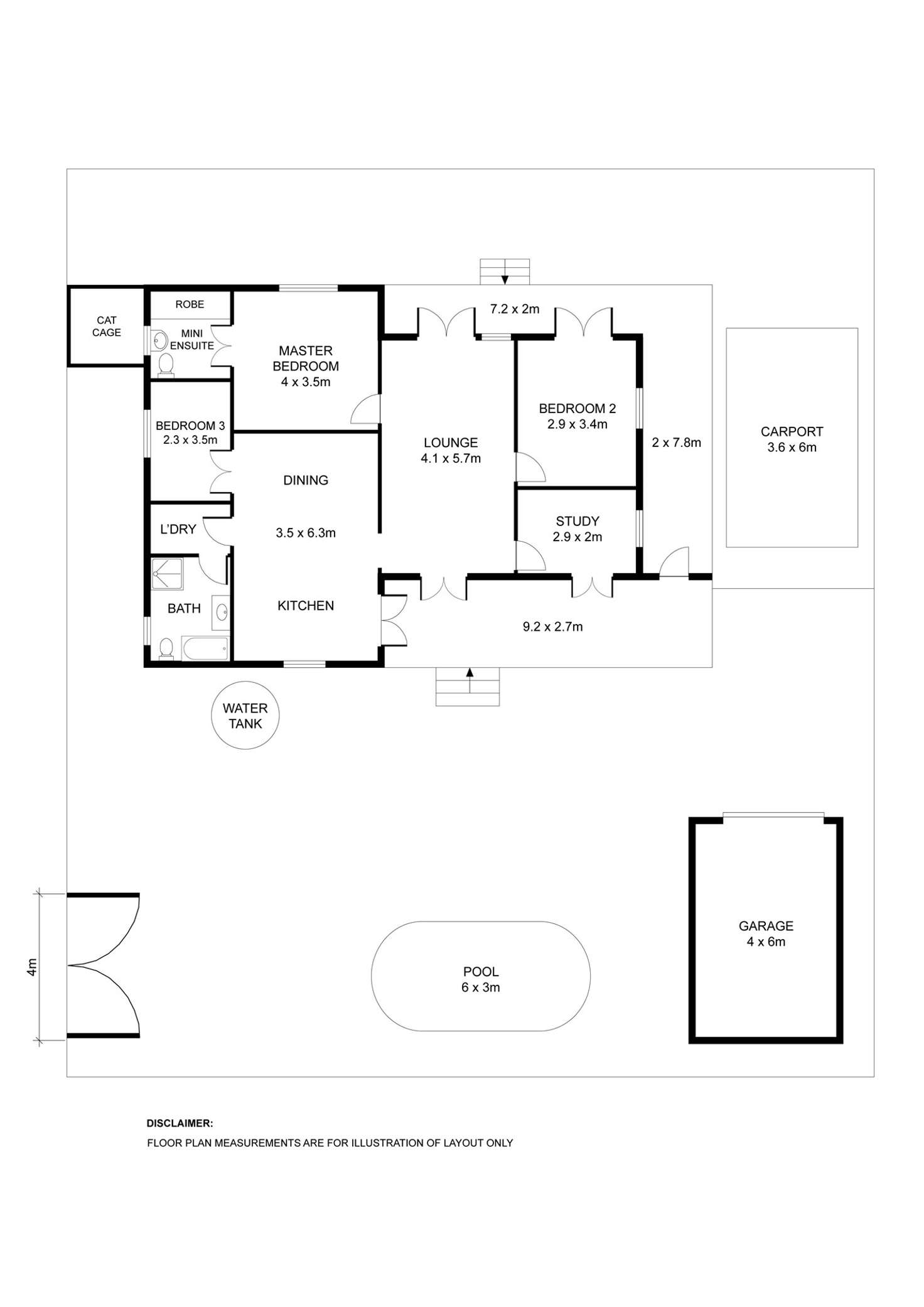 Floorplan of Homely house listing, 29 Middle Street, Esk QLD 4312