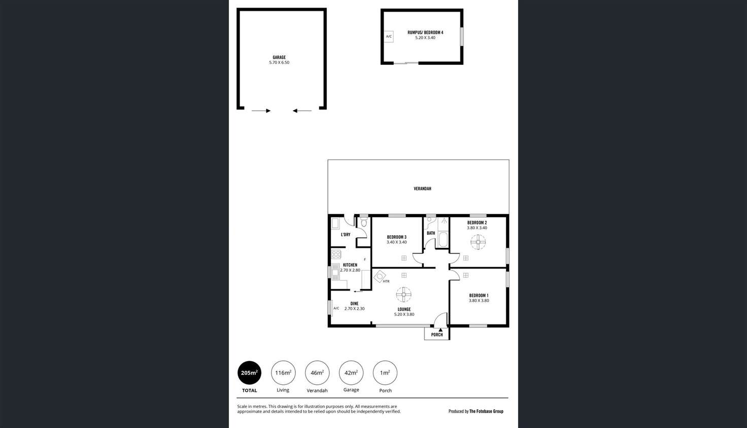 Floorplan of Homely house listing, 16 Gordini Crescent, Holden Hill SA 5088