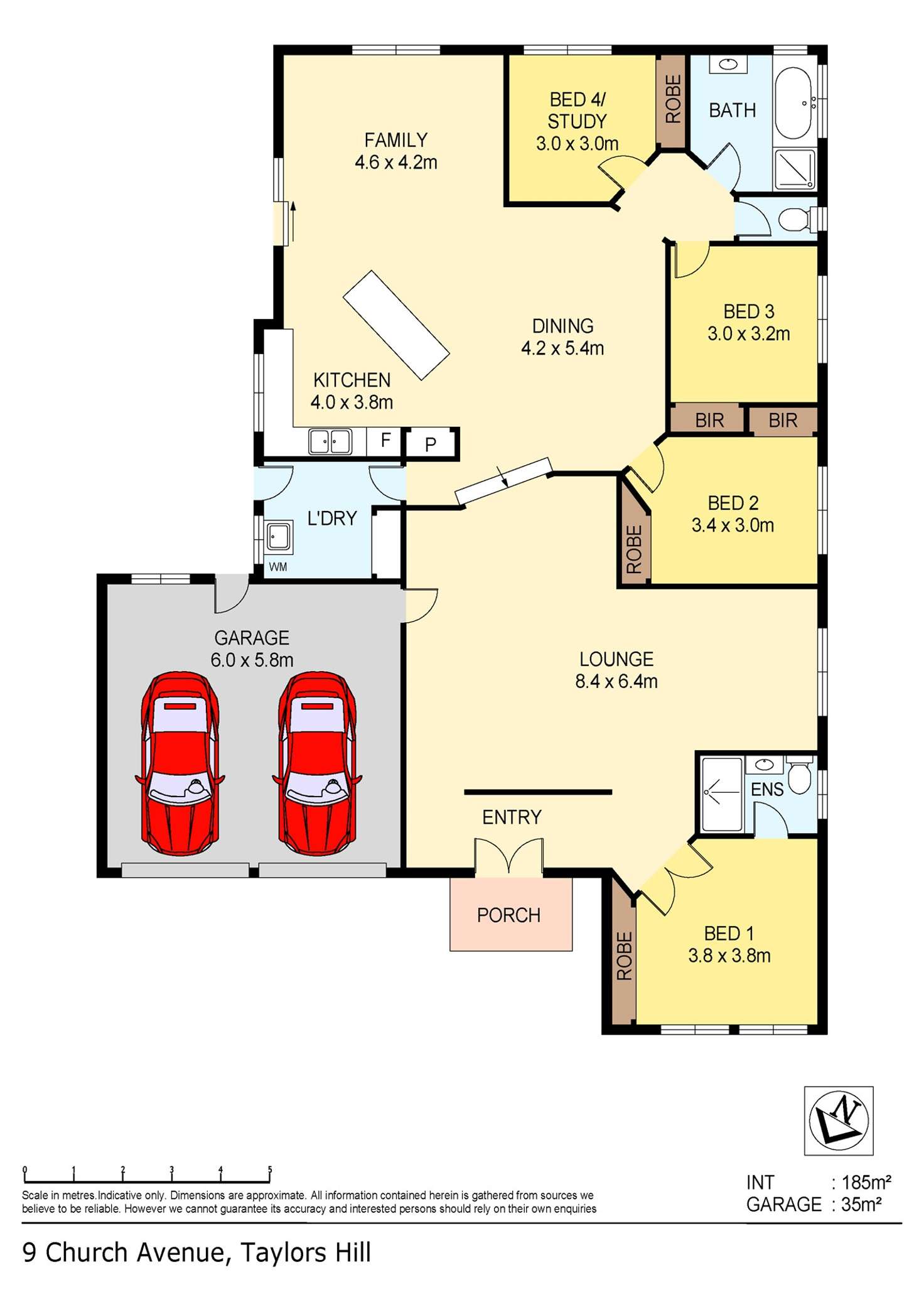 Floorplan of Homely house listing, 9 Church Avenue, Taylors Hill VIC 3037