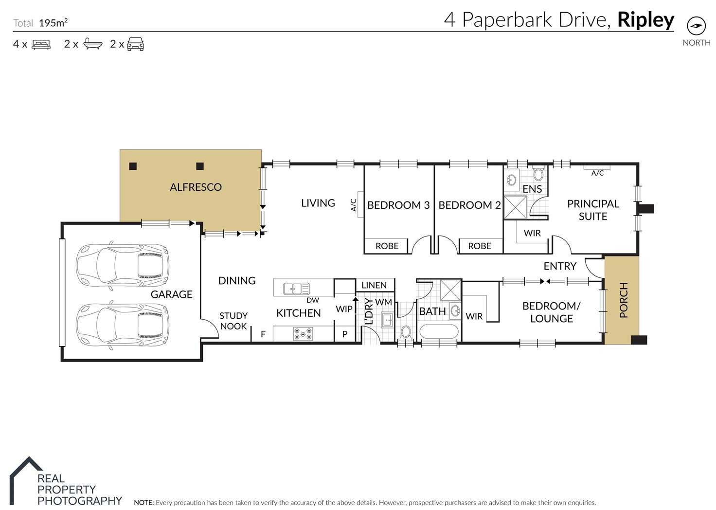 Floorplan of Homely house listing, 4 Paperbark Drive, Ripley QLD 4306