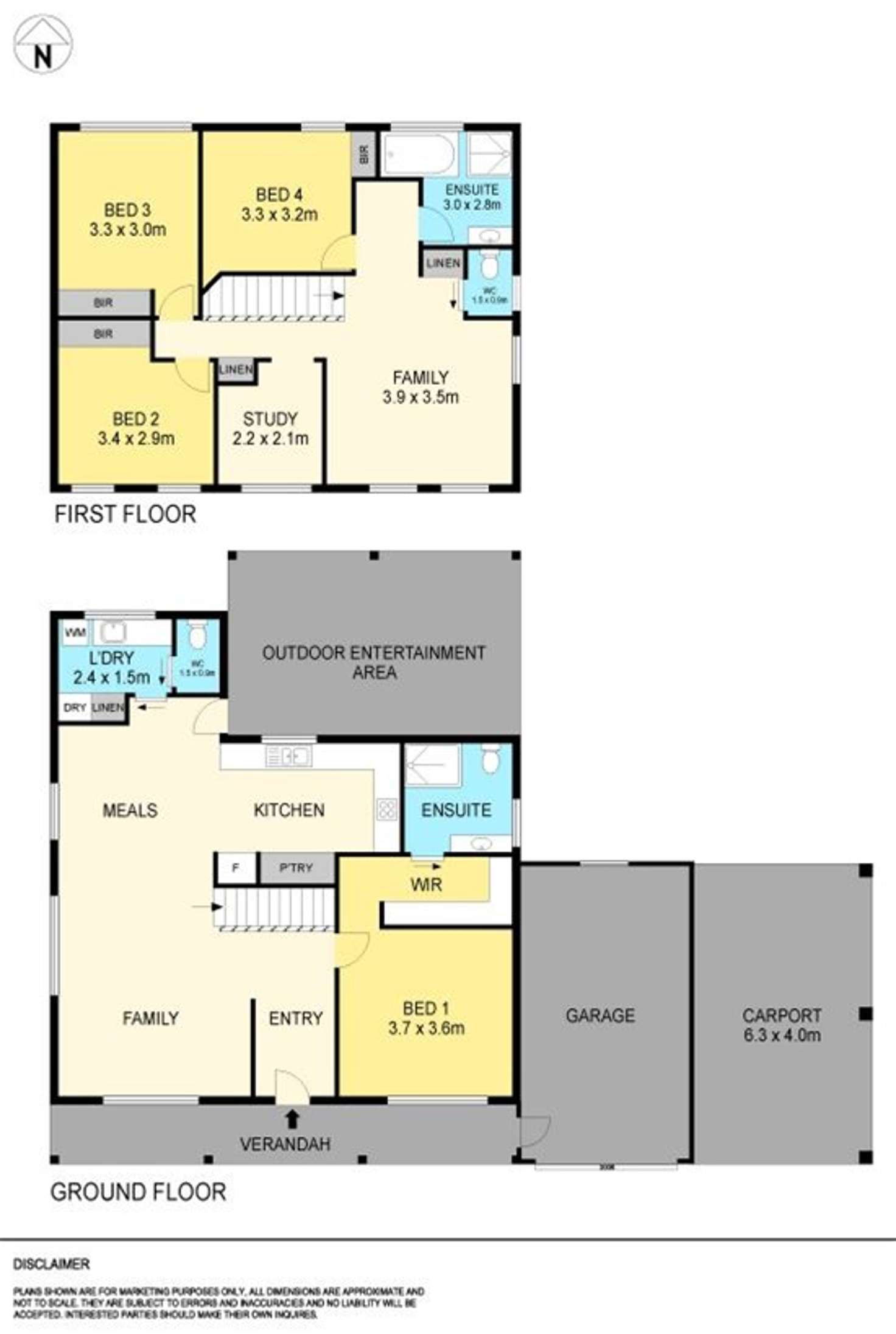 Floorplan of Homely house listing, 13 Oakbank Drive, Mount Helen VIC 3350