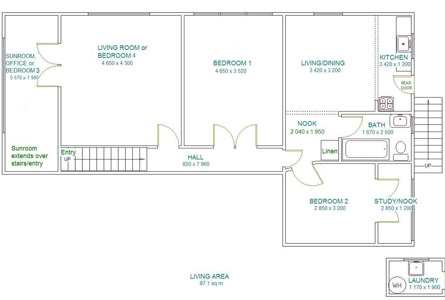 Floorplan of Homely apartment listing, 2/7 Albert Street, Randwick NSW 2031