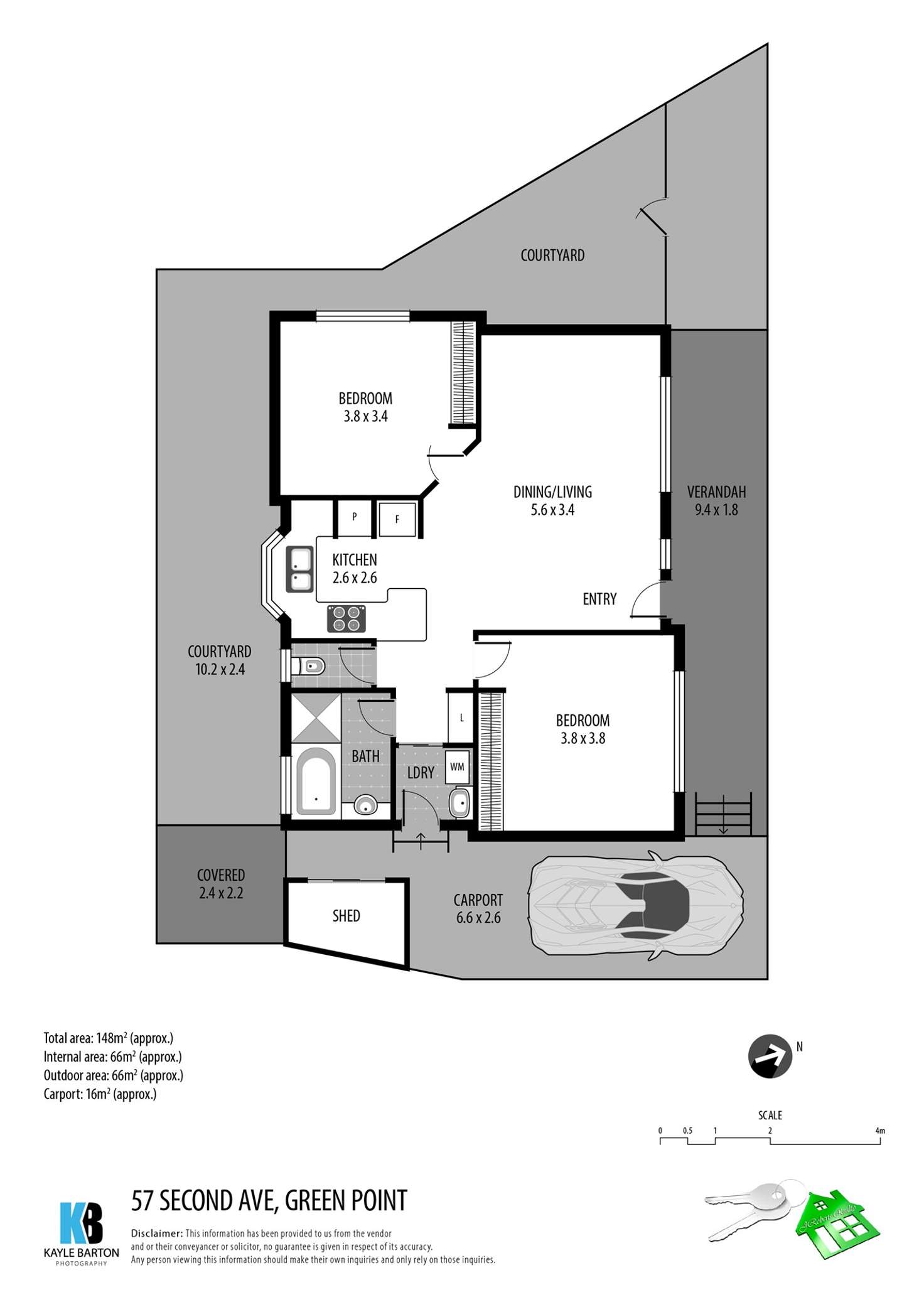 Floorplan of Homely house listing, 57 Second Avenue, Green Point NSW 2251