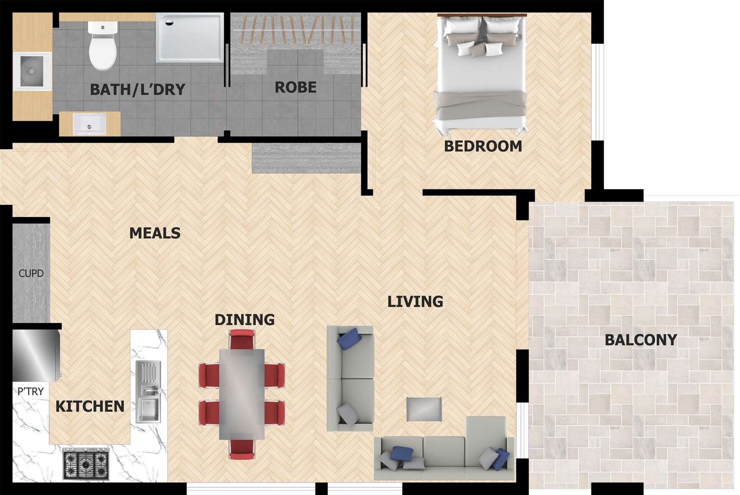 Floorplan of Homely apartment listing, 57/148 Flemington Rd, Harrison ACT 2914
