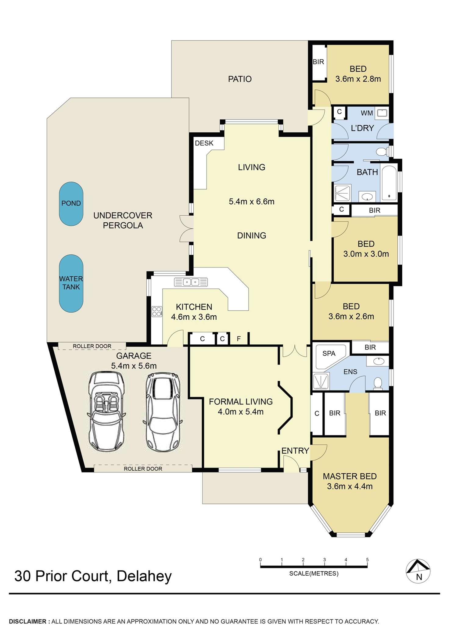 Floorplan of Homely house listing, 30 Prior Court, Delahey VIC 3037