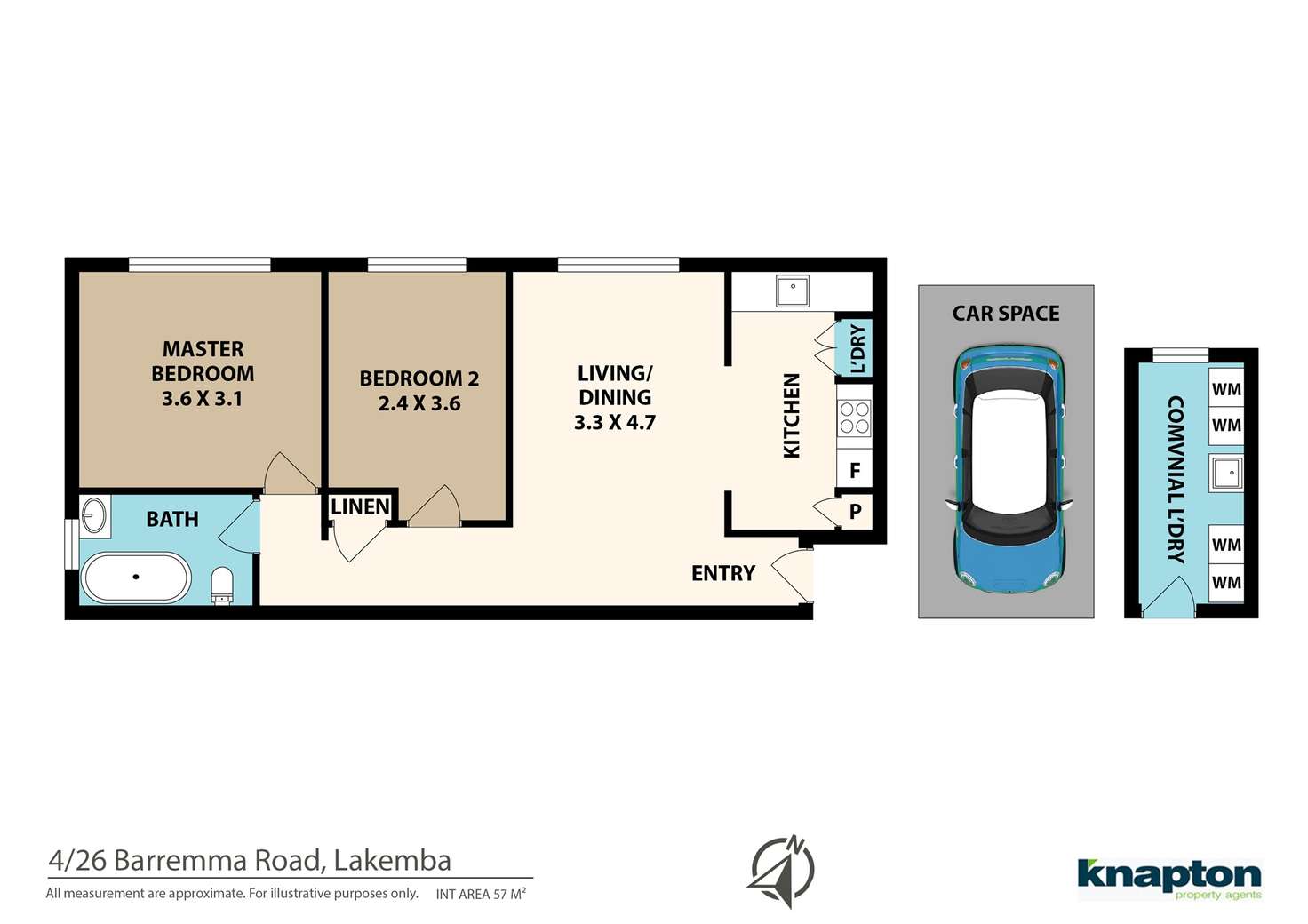 Floorplan of Homely unit listing, 4/26 Barremma Road, Lakemba NSW 2195
