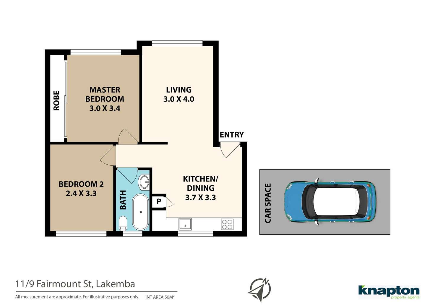 Floorplan of Homely unit listing, 11/9 Fairmount Street, Lakemba NSW 2195