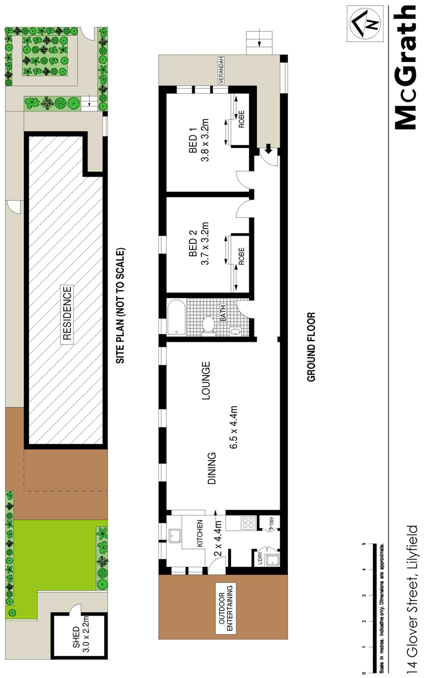 Floorplan of Homely house listing, 14 Glover Street, Lilyfield NSW 2040