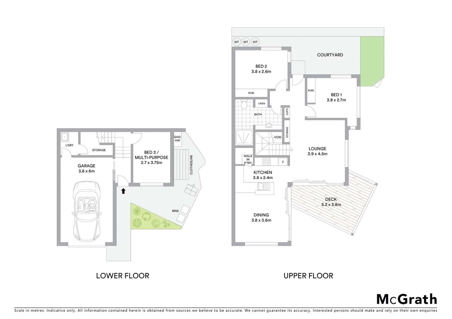 Floorplan of Homely townhouse listing, 21/1a Pioneer Parade, Banora Point NSW 2486