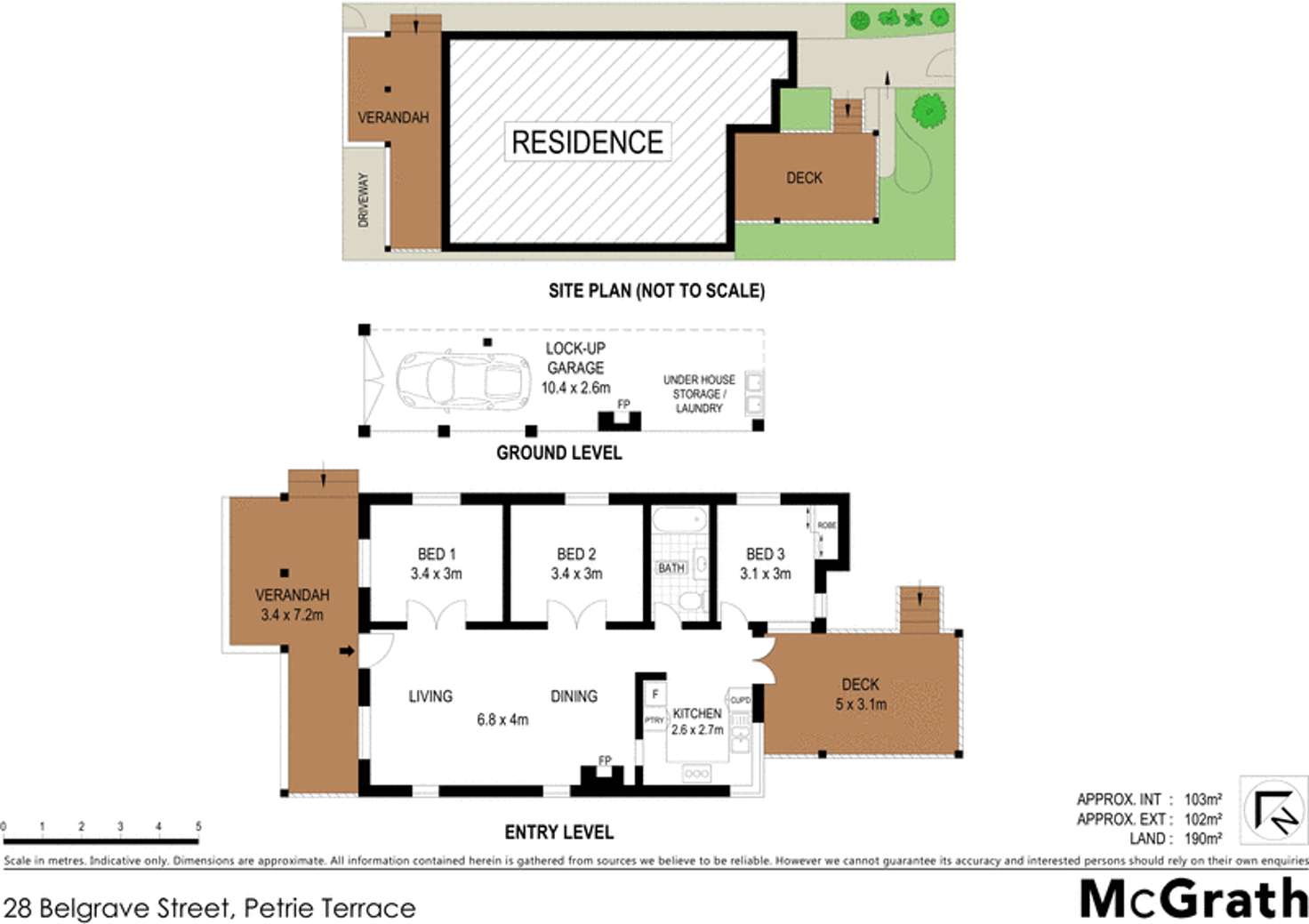 Floorplan of Homely house listing, 28 Belgrave Street, Petrie Terrace QLD 4000