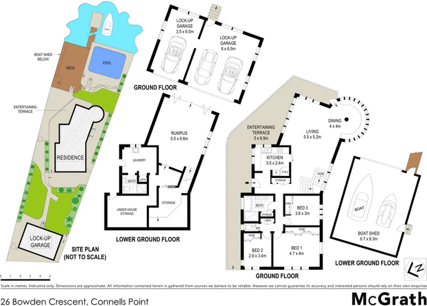 Floorplan of Homely house listing, 26 Bowden Crescent, Connells Point NSW 2221